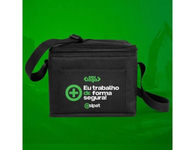 Bolsa T�rmica Preta - 4L - 20X15X16Cm - N�o Imperme�vel