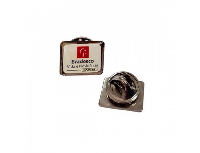 Pin Personalizado Resinado B13 Retangular 15x12mm