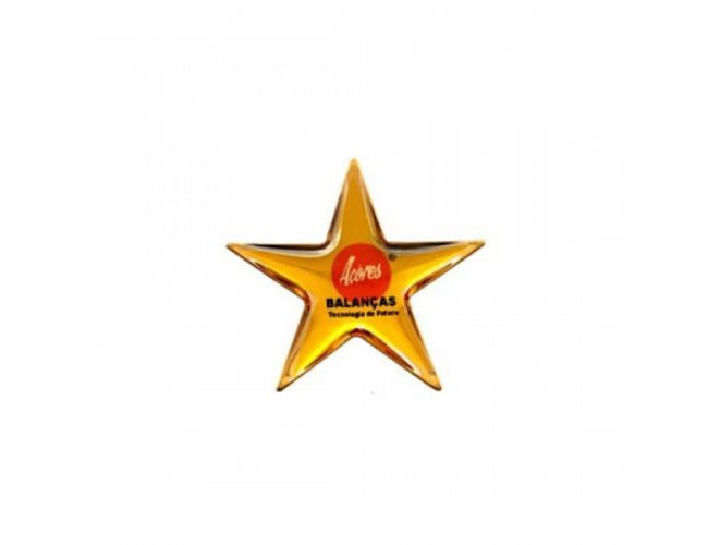 Pin Personalizado B32 Resinado Estrela 32,5x30mm