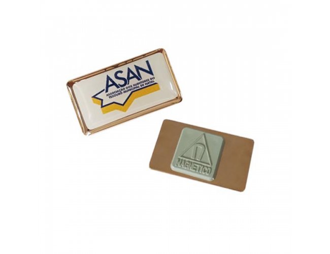 Pin Personalizado Resinado B34 Retangular 35x19mm