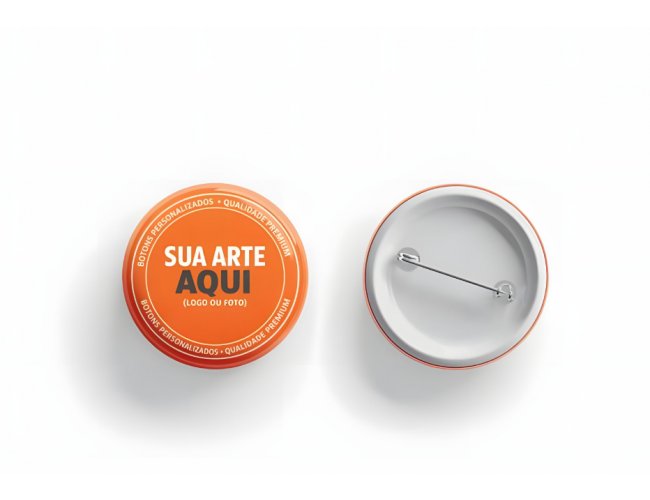 Botton Americano 25mm com Alfinete Personalizado
