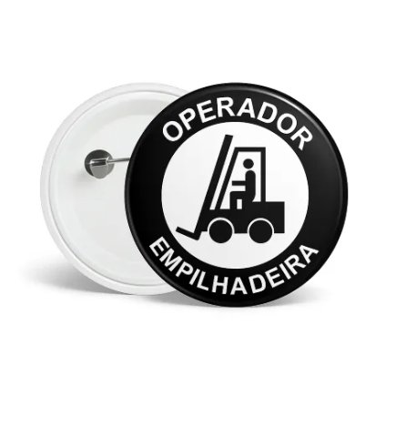 Botton Americano Operador de M�quinas 35mm