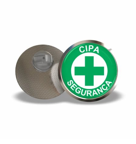 Pin Resinado Cipa Seguran�a 30mm