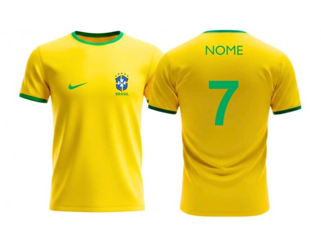 Camiseta Copa do mundo personalizada - Gola Gal�o