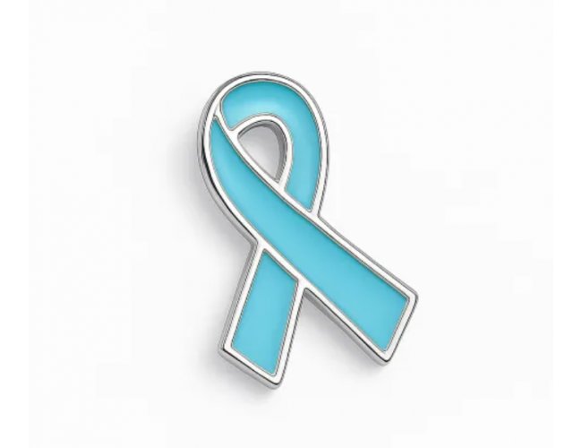 Pin La�o Azul Turquesa