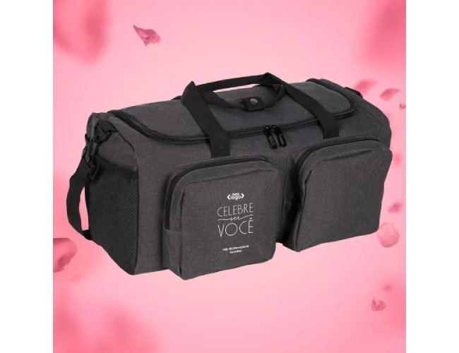 Bolsa Esportiva Em Rpet - Cinza Escuro - 30L